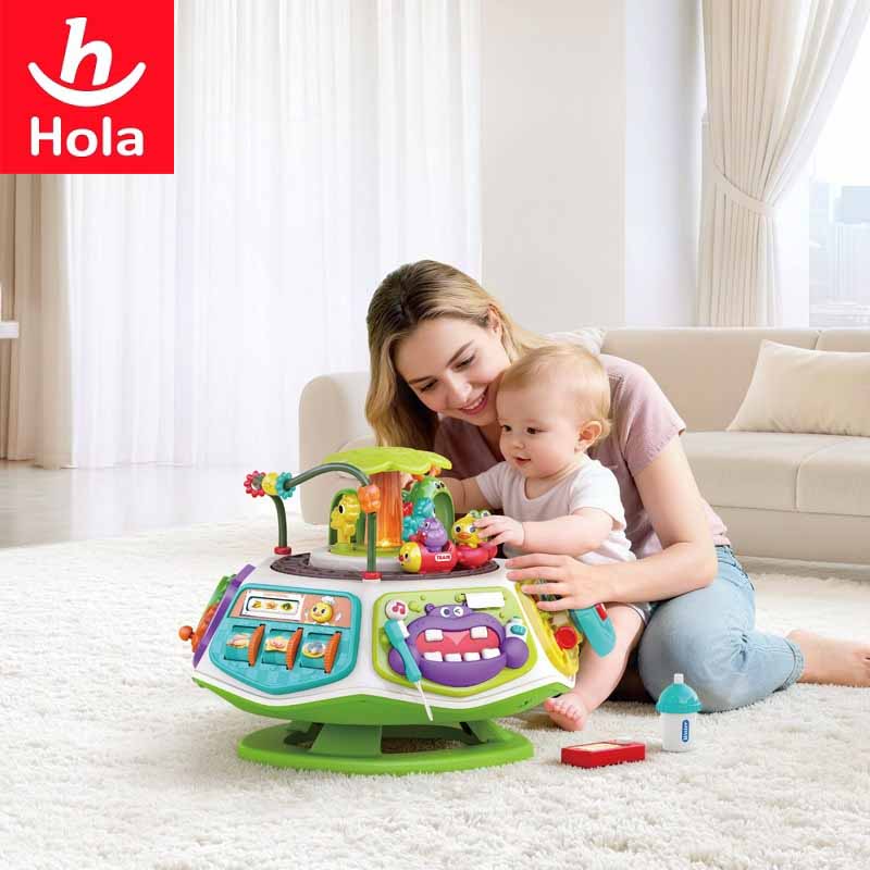 اسباب‌بازی آموزشی مکعب فعالیت و یادگیری روز شاد من هولا My Happy Day Trip HE9973